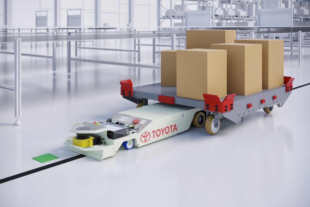 Carro de tracción del ratón con cajas